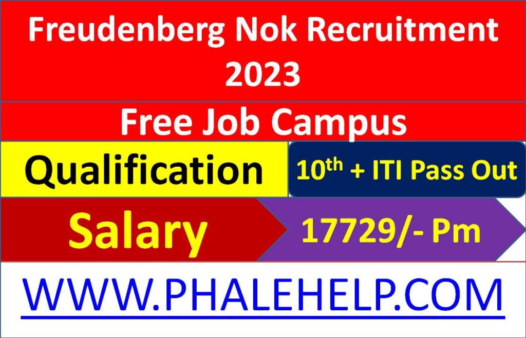 Freudenberg Nok Recruitment 2023