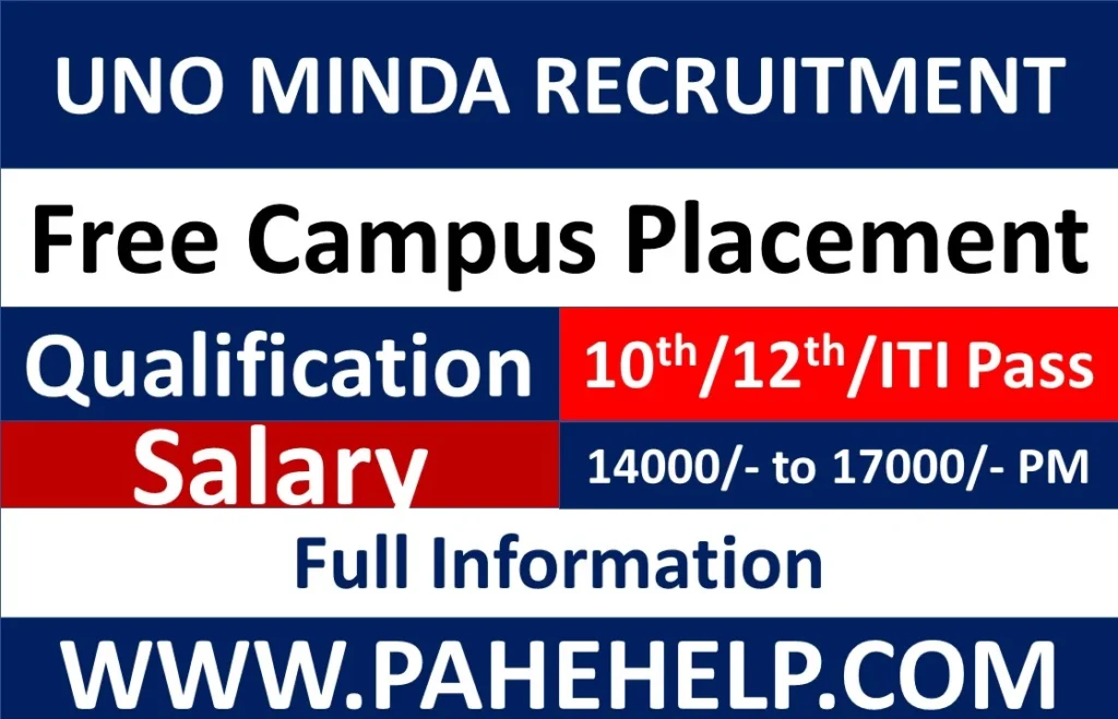 UNO Minda Recruitment 2023