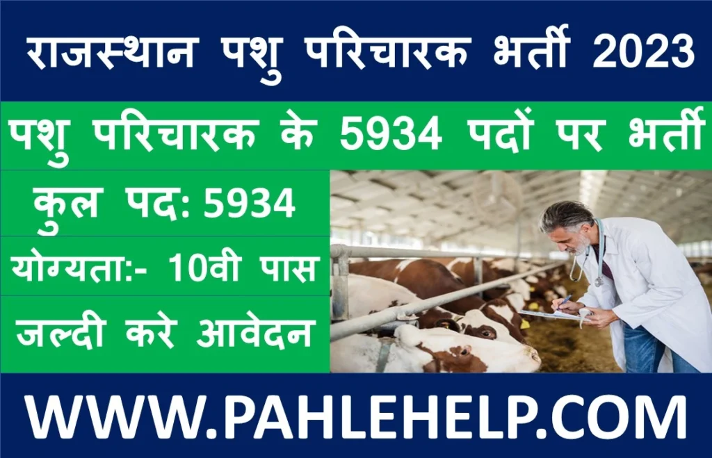 Rajasthan-Pashu-Paricharak-recruitment-2023